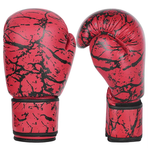 Gants de boxe professionnels en cuir de vachette véritable, couleur blanche, pour entraînement et combat, à lacets, avec logo personnalisé - Product Image 1