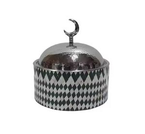 Calentadores de Alimentos de Aluminio con Acabado Bronce Premium, Ollas de Diseño con Acabado Cromado Pulido para Restaurantes de Hotel - Product Image 5