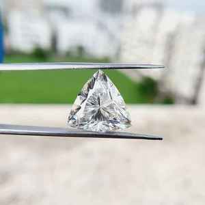 Trillion Cut Lab Grown <b>Diamond</b> D/E/F Color VS Clarity Excellent Cut IGI Certified Women's <b>Ring</b> Stone Gift Loose <b>Diamonds</b> - Product Image 2