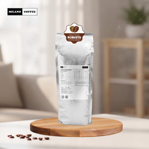 Café Milano, Granos de Café Robusta Tradicional, Tueste Medio, Bolsa de Granos Tostados - Product Image 5