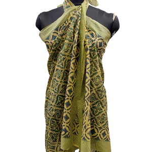 New Arrival Women's Cotton <b>Sarong</b> Wrap Beach Cover-Up Skirt Swimsuit with Print Pattern 1 Piece Pareo Cover-Up - Product Image 1