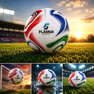Flamia Sports 2026 USA-Canada-Mexico Soccer Ball <b>Football</b> Matches Size 5 Competition Standard <b>Football</b> <b>Leather</b> Wholesale - Product Image 3