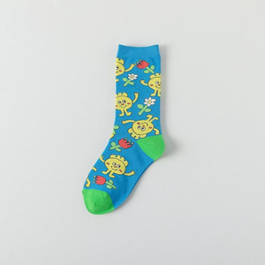 Creative Cartoon Style Socks for Women and Men Couple Sports Mid Calf Cotton Socks Spring Autumn Wholesale - Product Image 5