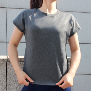 เสื้อยืดคอกลมทรงครอป ผ้าเจอร์ซีย์คอตตอน 100% สำหรับผู้หญิง ลายปักโลโก้ตามสั่ง สินค้ามาใหม่ ใส่สบายรับซัมเมอร์ เป็นมิตรต่อสิ่งแวดล้อม - Product Image 5