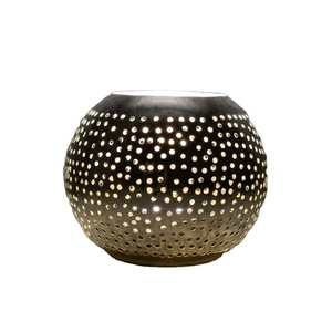 Handmade Metal <b>Tea</b> <b>Light</b> Holder Minimalist Perforated Votive Candle Holder Metal <b>Lantern</b> for Home Decor Wedding Wholesale - Product Image 1