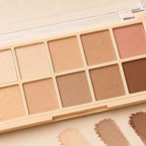 พาเลทอายแชโดว์ Nude Dimension-10 เฉดสีเมทัลลิกและชิมเมอร์ เมคอัพแบบอัดแข็งจากแร่ธาตุ - Product Image 4