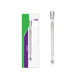 Pousse-cuticules S-508 à poignée diamantée pour manucure, élimination des cuticules, dissolvant de vernis à ongles acrylique et gel - Product Image 1