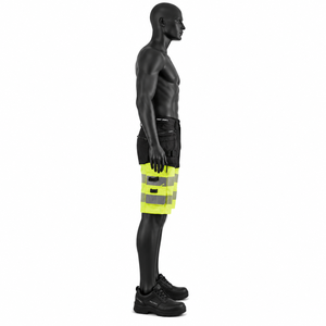 Shorts de travail haute visibilité, robustes, réfléchissants, avec poches cargo pour outils, vêtements de travail de sécurité pour hommes - Product Image 4