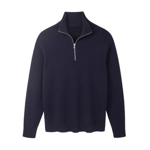 Suéter de Hombre con Cuello de Media Cremallera, Tejido, 56% Algodón, Antiarrugas, con Logotipo Frontal, para Invierno, con Color y Logotipo Personalizados - Product Image 5