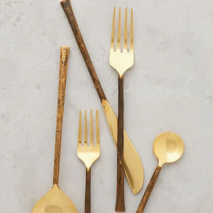 Global <b>Gold</b> Cutlery Set <b>Bulk</b> Restaurant Hotel Wedding <b>Wholesale</b> Export Pro - Product Image 1