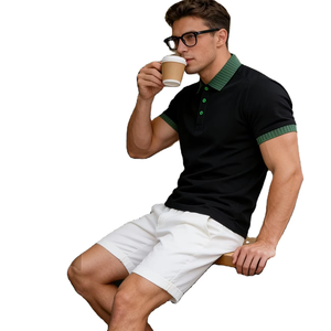 Nueva Camisa Casual de Verano para Hombre, Cuello Elegante, Tejido Transpirable, Detalle de Bolsillo, Corte Regular, Color Sólido, Bangladesh Short - Product Image 3