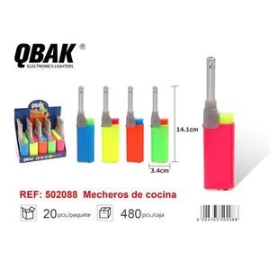 QBAK Kitchen <b>Lighter</b> 14.1cm Electronic Butane Refillable For Cooking - Product Image 1