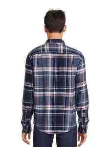Men's Plaid Long Sleeve Casual <b>Shirt</b> Button Down <b>Collar</b> Full Sleeve Woven Fabric Breathable Autumn Style - Product Image 2