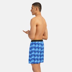 Shorts décontractés pour hommes, coupe ample, style streetwear, hip-hop, personnalisables, écologiques, respirants, anti-plis, avec logos, en polyester/coton - Product Image 2