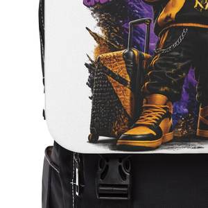 Sac à dos en cuir véritable élégant et personnalisé, logo gaufré, fermeture éclair de qualité supérieure, forme urbaine raffinée, OEM ODM, imperméable - Product Image 6
