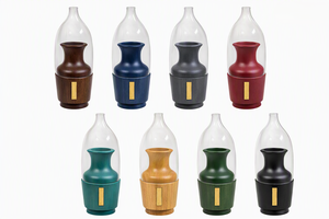 Quemador de Incienso Estilo Árabe Indio, Tapa de Vidrio, Base de Madera de Ciprés, Hecho a Mano, Decoración Religiosa para el Hogar, Hoteles, Aroma Jazmín, ArtisanVibe - Product Image 6