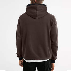 Sudadera Lisa con Capucha para Hombre, Estilo Urbano Casual, Tejido Grueso, Tallas Grandes, con Logotipo Personalizado, Precio Económico, de Fabricante - Product Image 2