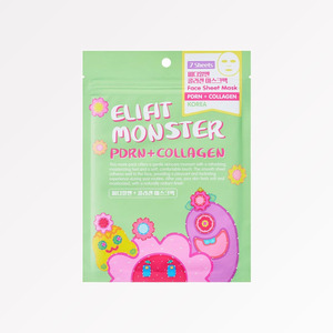 แผ่นมาส์กหน้าเกาหลี แก้วใส ผิวกระจก ของแท้จากร้านค้า DANCING WHALE Ellifit Wonderland Monster PDRN Collagen Mask Pack - Product Image 1