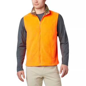 Veste en polaire grise pour homme, coupe-vent, col montant, fermeture éclair, vêtement décontracté pour l'automne, coupe régulière, matière polyester - Product Image 6