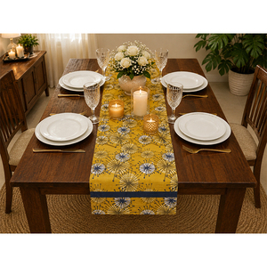 100% Cotton Red & White Striped <b>Table</b> <b>Runner</b> | Elegant <b>Dining</b> <b>Table</b> <b>Runner</b> - Product Image 5