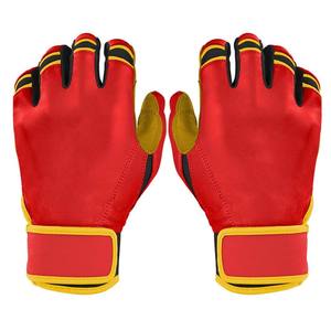 Guantes de Béisbol para Bateo con Cierre de Gancho y Bucle Impermeables, Personalizados con Logotipo a Color, para Mano Derecha, Talla XXL/XL, de Piel Cabretta - Product Image 4