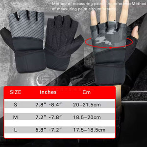 Guantes de Gimnasio de Neopreno de Alto Rendimiento con Cierre de Cordones para Entrenamiento Físico, Acondicionamiento Físico y Ejercicio en el Gimnasio - Product Image 6