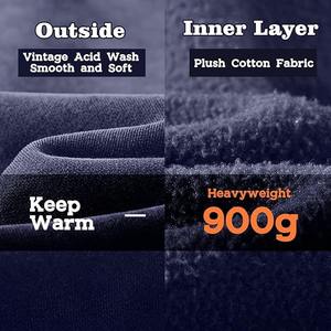 Fabricante de Sudaderas Extra Grandes Personalizadas de Primera Calidad, Sudadera Holgada de Estilo Urbano, OEM ODM - Product Image 5