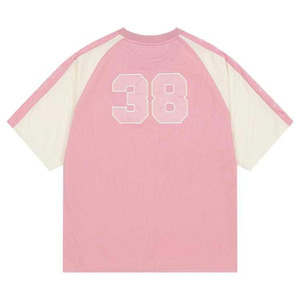 T-shirt en maille de football pour homme, personnalisé, tendance streetwear, 100 % coton, coupe ample, impression numérique, respirant, vente en gros - Product Image 6