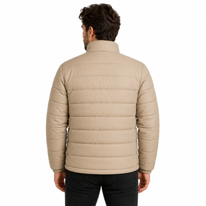Veste matelassée décontractée d'hiver pour homme, col montant, isolée, imperméable, pour l'extérieur, fournisseur OEM B2B - Product Image 2