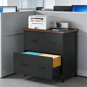 Armadietti per Ufficio Domestico con Molteplici Spazi di Archiviazione e Supporti per Stampanti - Product Image 1