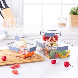 Set di 22 Contenitori per Alimenti in Plastica Tritan con Coperchi Ermetici, 11 Contenitori Trasparenti per Facile Organizzazione - Product Image 5