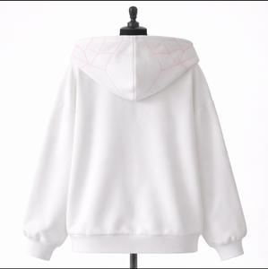 Sudadera con Capucha Unisex de Felpa de Mezcla de Algodón de 350g, Fabricada en India, con Diseño de Red de Araña y Estampado Personalizado, Lavado Ácido, Ecológica, de Fabricante OEM - Product Image 6