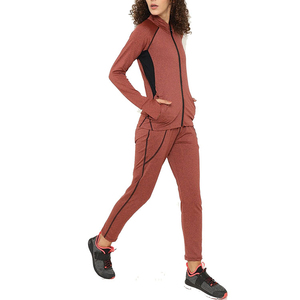 Conjunto Deportivo de Invierno para Mujer, a la Moda, de Manga Larga, con Capucha y Pantalones a Juego, Mezcla de Algodón, Dos Piezas, Cómodo y Casual 2026 - Product Image 2