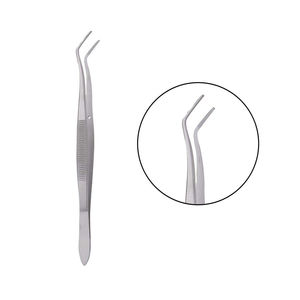 Pinzas dentadas Meriam de 15 cm para vendajes y algodón quirúrgico, instrumentos de acero inoxidable alemán de Grip Surgical - Product Image 3