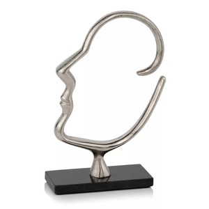 Modern Abstract Sculpture Artistic Tabletop <b>Decor</b> Irregular Shape Handmade Design for Living Room - Product Image 3