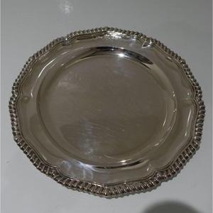 Assiettes de présentation en laiton de haute qualité avec bordure personnalisée, finition argentée, pour événements et usage en restauration - Product Image 4