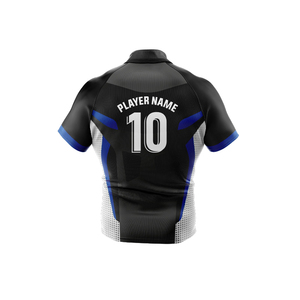 Wholesale High Quality Men Rugby Jersey Team <b>Set</b> Breathable Polyester/Cotton Customized Printed Sublimation Quick Dry Plus Size - Product Image 2