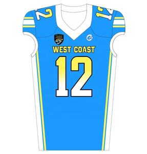 Camiseta de fútbol americano de alta calidad personalizada camiseta de fútbol de diseño sublimado para hombres - Product Image 1