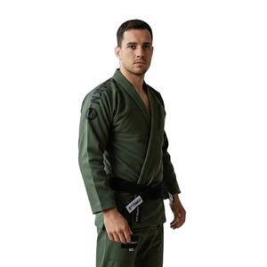 Kimono de Artes Marciales para Hombre, Color Verde Oliva, de Alta Calidad, Ligero, Duradero, Mezcla de Algodón, Transpirable, de Secado Rápido, con Logotipo Personalizado - Product Image 4