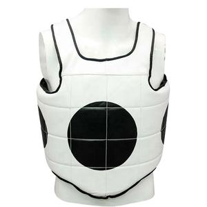 Protector de Pecho de Boxeo de Cuero y PU con Protección de Cintura, Color y Tamaño Personalizables, Alta Calidad para Entrenamiento de Muay Thai y Taekwondo - Product Image 1