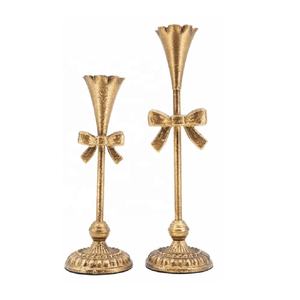 Candelabro Navideño de Aluminio Hecho a Mano con Diseño de Arco, para Centro de Mesa, Velas de Pilar en Repisas, Consolas o Estantes - Product Image 6