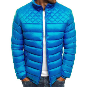 Custom Men's and Women's Puffy Short Jackets Super Padded <b>Canvas</b> Puffer Outdoor Street Wear for Cold Weather - Product Image 1