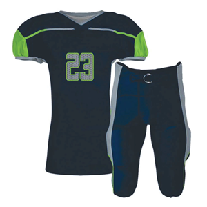Maillot de football américain personnalisé en gros, grande taille, unisexe, manches courtes, polyester respirant, uniforme par sublimation - Product Image 5