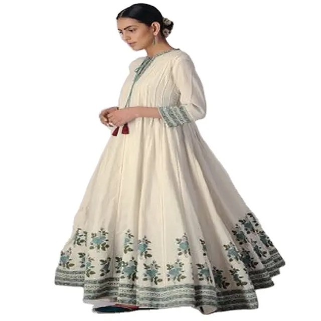 ثقيل أحدث تصميم للتطريز ملابس حفلات نمط ثوب طويل فستان سهرة على الطراز الباكستاني بدلة أناركالي للسيدات مع دوباتا