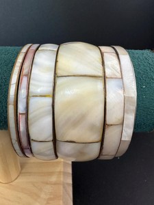 India Fashion Bangles Resin with <b>Metal</b> Bangle Set Fashion Jewelry & Accessories Handmade Direct Factory Sale - Product Image 5