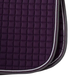 BRAND ZONE1995 Tapis de selle classique personnalisé en coton satiné avec doublure en maille, durable et confortable pour l'équitation et le saut d'obstacles - Product Image 5