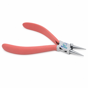 Alicates Profesionales de Punta Redonda para Joyería, Acero Inoxidable, Herramienta para Enrollar Alambre y Abalorios con Mango Ergonómico de PVC - Product Image 3
