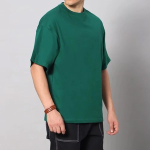 Camisetas de Manga Corta para Hombre, Unisex, de Alta Calidad, 100% Algodón, OEM, Personalizadas, con Logotipo Impreso en Espuma 3D, Transpirables, de Secado Rápido y Corte Holgado - Product Image 5