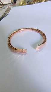 Oxidized Copper Bangle <b>Bracelet</b> Heritage Inspired Metal Accessories Bulk Supplier - Product Image 1