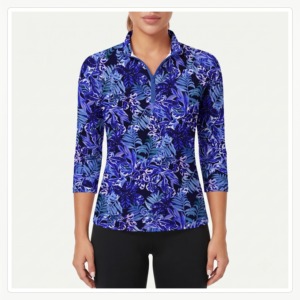 Camiseta de Golf Personalizada para Mujer, Ligera, de Secado Rápido, con Cuello Polo, Sin Mangas, con Cierre, Transpirable, Tejida, Deportiva, que Absorbe la Humedad - Product Image 1